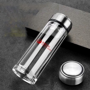 玻璃保温杯定制LOGO